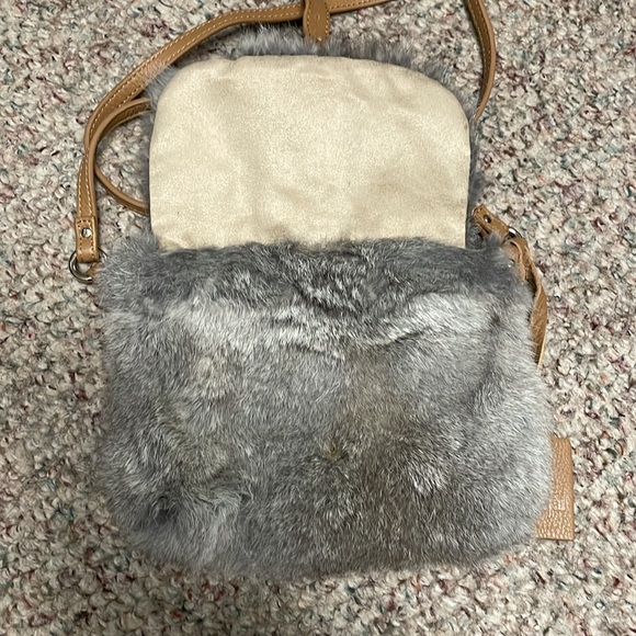 Diane Gail real fur crossbody purse - Picture 3 of 9